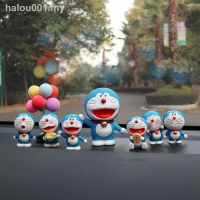 พร้อมสต็อกพร้อมแล้ว♗MINI Goddess NET Red DORAEMON Car Decoration Blue FAT Doll Character CUTE Cartoon Accessories &amp;lt;