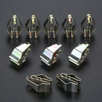 【hot】 10Pcs Car Interior Door Trim Panel Fasteners Fixed Retainer Buckle Rivets Accessories Metal