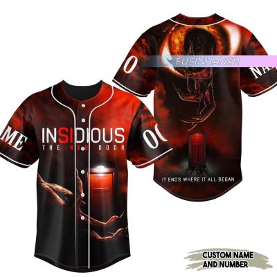 Insidious Baseball Jersey, Insidious Movie Jersey, Insidious Jersey Shirt, Horror Movie Shirt, Personalized Shirt,