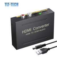 1080P HDMI Audio Extractor Converter Splitter 4K 5.1 DTS HDMI Audio Extractor Splitter เป็น HDMI &amp; Optical SPDIF RCA Lr