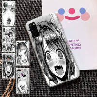 GT4 Ahegao Girl Comics TPU อ่อนนุ่ม เคสโทรศัพท์ ปก หรับ Samsung A34 M52 A04 M30S A23 M23 M53 M21 A54 M30 A40S A9 A14 A04S M33 Plus