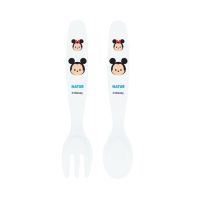 NATUR เนเจอร์ ช้อนส้อมเด็ก BPA-free ลายTSUM TSUM / 1คู่