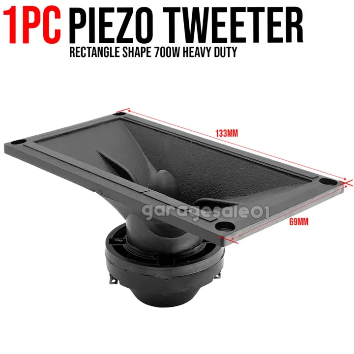 Rectangular Tweeter Ooj⚡TWEETER PIEZO PT-104 700 WATTS RECTANGULAR BLACK⚡ | Lazada PH