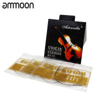 [ammoon]4 PCS Violin Fiddle String Strings Full Set (E-A-D-G) for 4/4 3/4 1/2 1/4 1/8 Violins