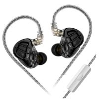 In Ear Earbuds Headphones HiFi Bass Noise Reduction Dynamic Headphones Black (Standard Version)