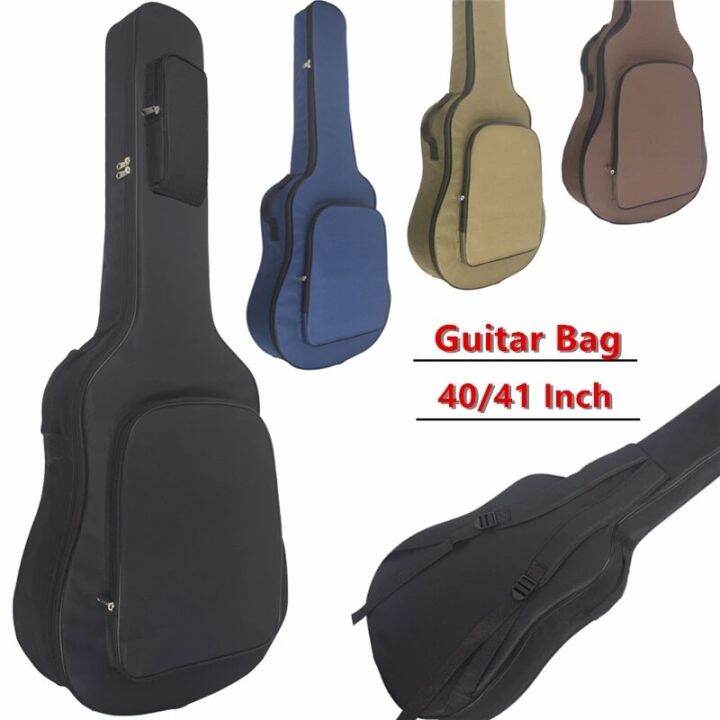 600D หนา Oxford Guitar Carry Case กระเป๋ากีตาร์กันกระแทก Acoustic Folk