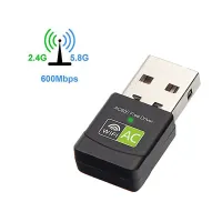 USB อะแดปเตอร์ Wifi ตัวเชื่อมต่อยูเอสบี AC600 5Ghz Lan USB2.0 Wi-Fi ฟรีคนขับ Wifi USB ตัวรับสัญญาณ USB การ์ดเครือข่ายดองเกิลอีเธอร์เน็ทไวไฟ