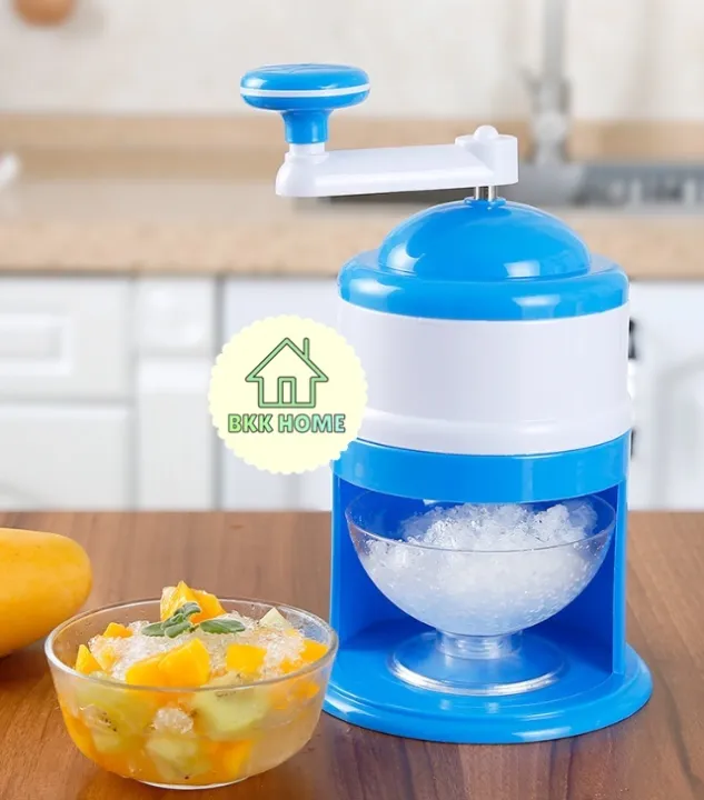 เครื่องบดน้ำแข็ง เครื่องทำน้ำแข็งใส แบบมือหมุน Ice Crusher Lazada.co.th