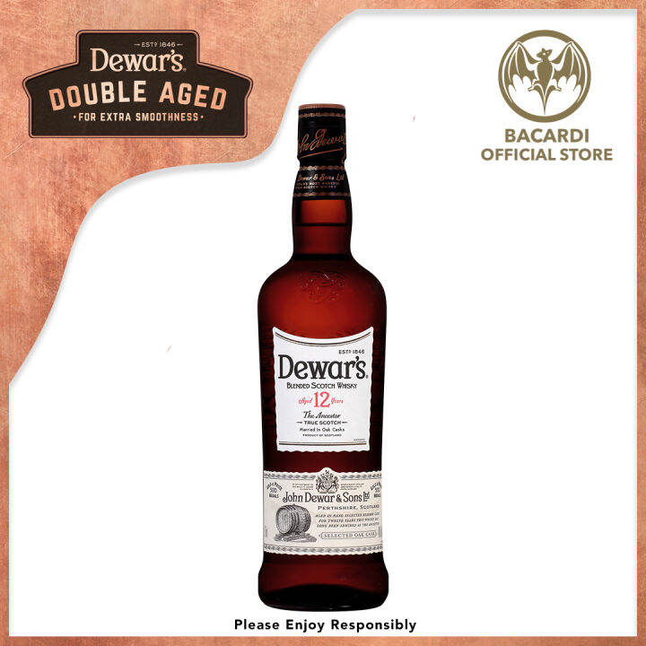 Dewar’s 12 Year Old, Blended Scotch Whisky 700ml / 70cl , 40 vol
