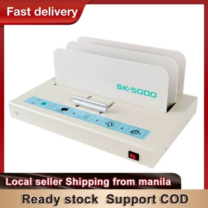 220V 50mm Hot Melt Binding Machine Automatic A4 Book Paper Sheet