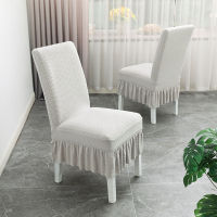 High Elasticity Cheap Jacquard Dining Room Chair Cover Spandex Elastic Stretch Slipcover For Kitchen Hotel Banquet Living Room Sofa Covers  Slips