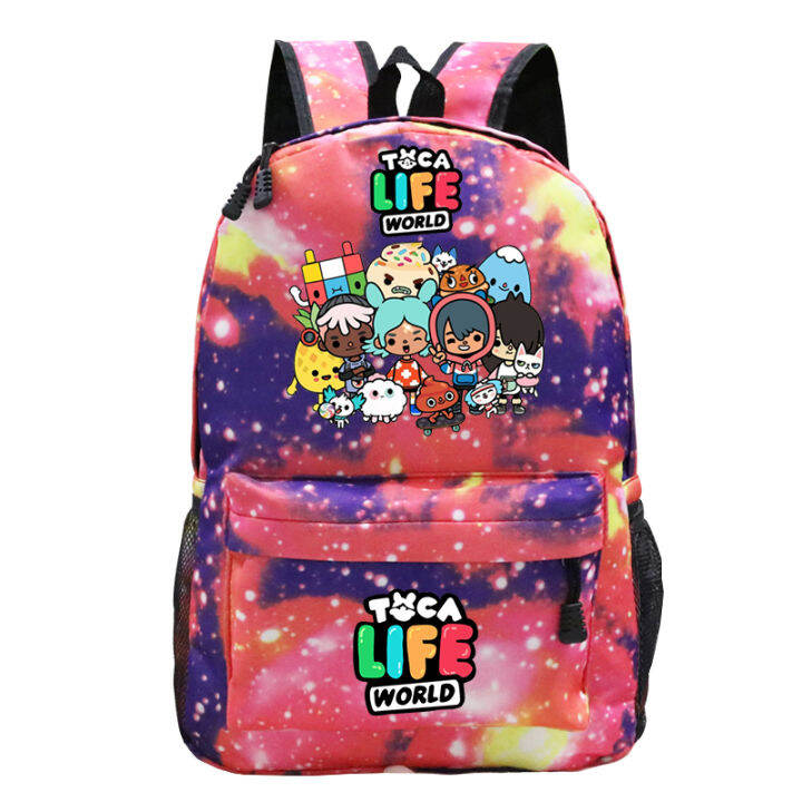 Game Toca Life World Backpack Men Women Toca Boca Life World Classic