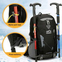 45L กลางแจ้ง B Agpack เดินป่าตั้งแคมป์ปีนเขาขี่จักรยานผู้ชายท่องเที่ยวกระเป๋ากีฬากระเป๋านักเรียนกันน้ำไนลอนที่มีน้ำหนักเบา Xa175wd