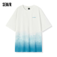 Semir เสื้อยืดแขนสั้นสำหรับผู้ชาย,เสื้อยืดสำหรับ2023ฤดูร้อนสไตล์ลำลองใหม่ดูดซับความชื้นและเหงื่อเสื้อพิมพ์ลายตัวอักษร