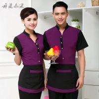 [TIN Household Products] เสื้อผ้าทำงานสำหรับผู้ชายอาหารตะวันตกจัดเลี้ยงเสื้อผ้า Femininas Workwear เครื่องแบบผ้ากันเปื้อนชุดร้านอาหารโรงแรม Guys เครื่องแต่งกาย2ชิ้น