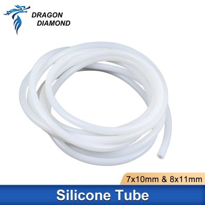 Silicone Tube Water Pipe 7x10mm 8x11mm Flexible Hose For Water Sensor &amp; Water Pump &amp; Water Chiller For CO2 Laser Cutting Machine