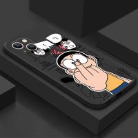 เคสโทรศัพท์มือถือ ซิลิโคนนิ่ม ลายการ์ตูนเด็กน่ารัก สําหรับ iPhone 14 13 12 mini XS XR X 7 8 6 6S