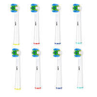 8Pcs เปลี่ยนหัวแปรงสำหรับ Oral-B แปรงสีฟันไฟฟ้า Advance Powervitality Precision Cleanpro สุขภาพ 3D Excel