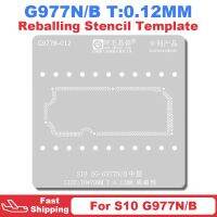G977แม่พิมพ์ลายฉลุสำหรับการรีบอลชั้นกลางเหมาะสำหรับ Samsung S10 5กรัม G977N G977B G977U G977R G977T G977P การปลูกโซลด์เน็ต