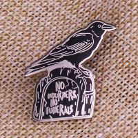 【CC】 Six of Crows No Mourners Funerals Enamel Pin Badge Book Fandom kaz inej quote