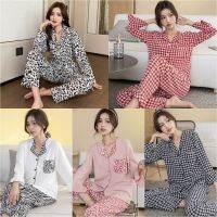 Hotexy Baju Tidur Wanita,เสื้อผ้าฝ้ายใส่สบายชุดนอนหลวมแฟชั่นชุดนอนลำลองสำหรับผู้หญิง