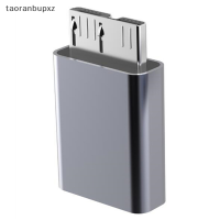 taoranbupxz อะแดปเตอร์อลูมิเนียมอะแดปเตอร์ USB TypeC หญิงถึง USB3.0 microb MALE CONNECTOR