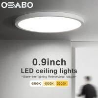 OSABO ไฟห้องนอนจอแบนไฟเพดานขนาด20นิ้วโคมไฟติดเพดานทันสมัย LED แบบบางพิเศษห้องนั่งเล่น220V 110V