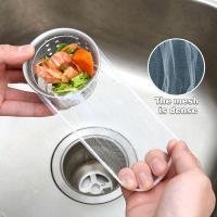 30/100pcs Sink Filters Sewer Disposable Kitchen drain anti-blocking garbage bag Pool Leak Mesh Bag strainer Sink Garbage Net