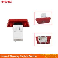 Warning Hazard Light Emergency Button Switch 6490.NG For Peugeot 107 Citroen C1 Toyota Aygo MK1 Warning Emergency Lamp Switch Work Safety Lights