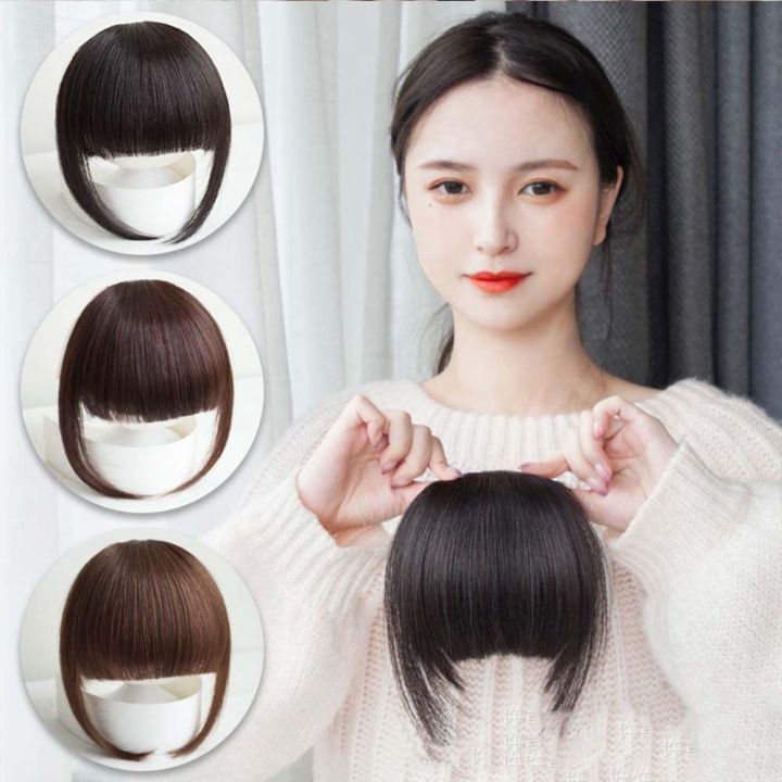 PROVENCES Invisible Increase Hair Overhead Bang Natural Neat Hair Bang ...