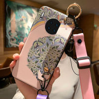 Nlwvx เคสป้องกันเส้นทแยงมุมตกสำหรับ Mate30pro Huawei Mate50แบบพู่ห้อยสไตล์โบราณเคสโทรศัพท์