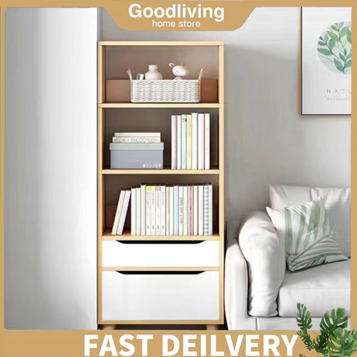 Bookcase with drawers Bookshelf drawer Multifunctional Storage