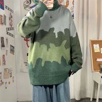 Harajuku Men 39;s Turtleneck Sweater Thick Warm Pullovers Streetwear Loose Clothing Knitted Jumpers Lovers Lazy Oversized Sweater