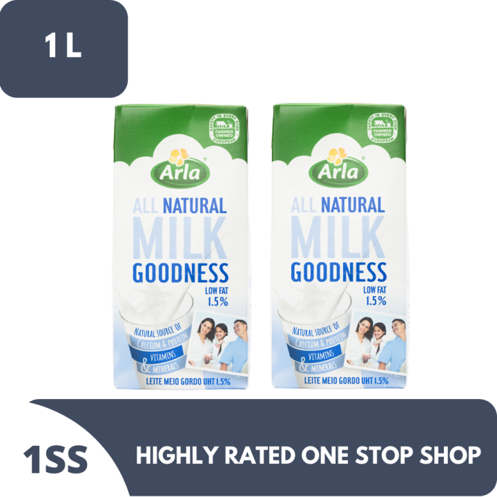 Arla All Natural Milk Goodness Low Fat 1L x 2 | Lazada PH