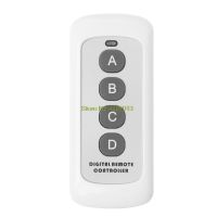 ◄﹊ Remote Control Light Switch 433MHz 4-Channel Learning Code Transmitter Wireless Key Fob Garage Door Opener