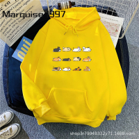 Marquise1997 เสื้อฮู้ด เสื้อแขนยาวอบอุ่น หลวมและสบาย เท่ แฟชั่น ชิค สไตล์ WWY230007U 40Z231007