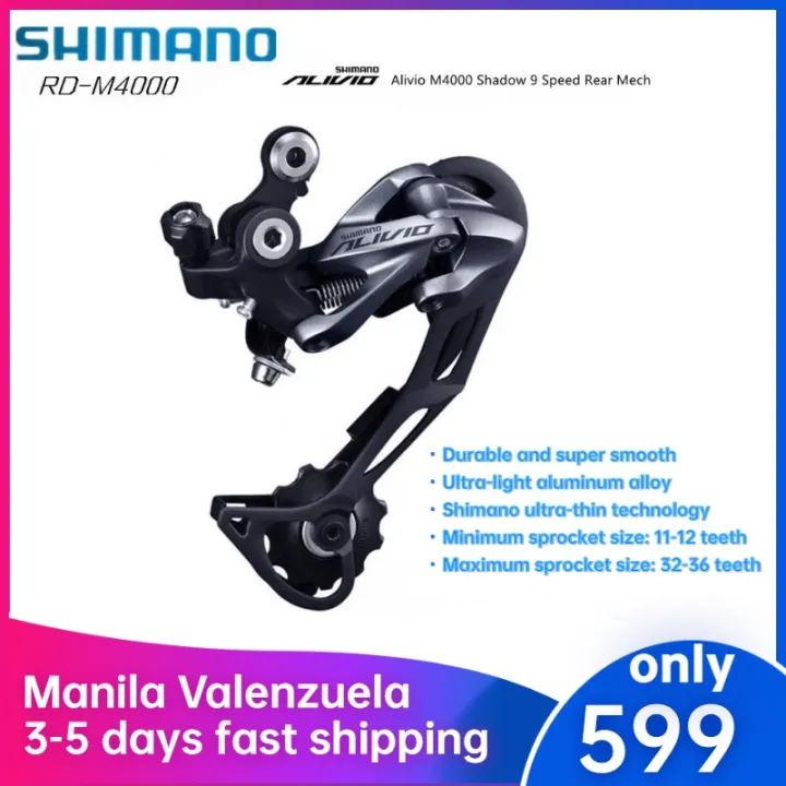 Legit Shimano alivio RD m4000 9speed groupset SGS Rear Derailleur MTB