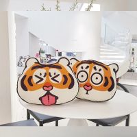 Cartoon Tiger Pillow Soft Sofa Cushion Animal Stuffed Toy Cute Plush Doll Office Chair Backrest Cushions Kids Birthyday Gift