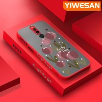 YIWESAN เคสสำหรับ Xiaomi Redmi 8 8A 8A Pro,เคสดีไซน์ใหม่ลายดอกไม้แฟชั่นกันกระแทกเปลือกแข็งฝ้าเคสโทรศัพท์ซิลิโคนนิ่มคลุมทั้งหมดเคสป้องกันเลนส์กล้อง