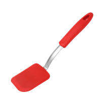 Sparen สแตนเลส Spatula ไม้พายกันความร้อนขนาดเล็กทนความร้อนไม้พายซิลิโคนสำหรับเครื่องครัวไม่ติดที่เหมาะสำหรับการอบและพลิกน้อยกว่า