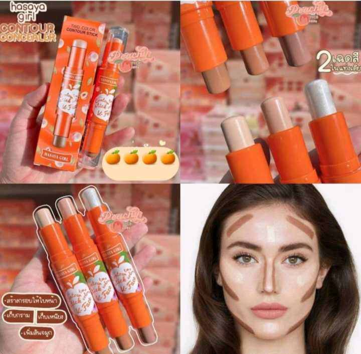 CONTOUR STICK TWO COLORS HASAYA GIRL / CONTOUR STICK Lazada Indonesia