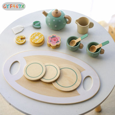 CYF โมเดลของเล่นห้องครัวจำลองเสริมสร้างความรู้ความสนุกสนานของเล่นน้ำชาที่มีความทนทานกันน้ำ