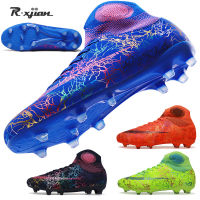 Men S Sliver Black High Ankle Agfg Sole Outdoor Cleats Football Boots Soccer Cleats Women Soccer Cleats Training Football