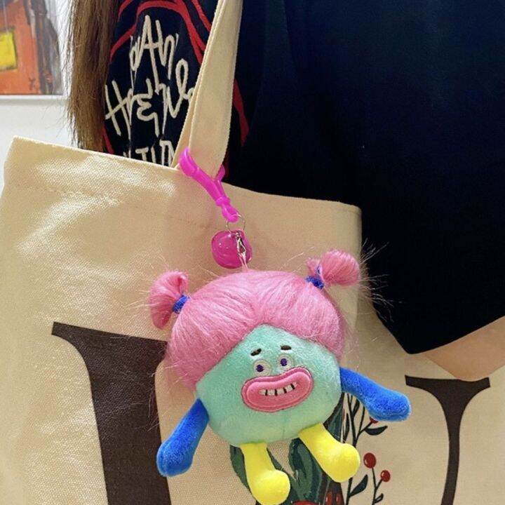 เสื้อยืดแฟนคลับอนิเมะปากไส้กรอกปากไส้กรอกตุ๊กตาพวงกุญแจตุ๊กตาทอดการ์ตูน-hiasan-kamar-นุ่มพิเศษ