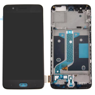 สำหรับ OnePlus 5 หน้าจอ LCD และ Digitizer Full ASSEMBLY พร้อมกรอบ (สีขาว)