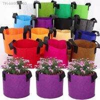 ◆◆♨ Garden Planting Bag 15 Colors And 10 Sizes Non-woven Growing Pouch with Handles Indoor And Outdoor Flowers And Vegetables Plant