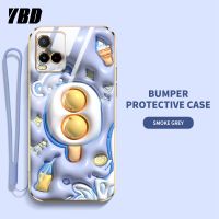 YBD ใหม่เคสนิ่มลายการ์ตูนคู่เคสสำหรับ Vivo Y33S Y33T Y21 2021 Y21S Y21T Y21E Y21A ภาพการ์ตูนน่ารักใหม่กรณีโทรศัพท์รูปแบบเคลื่อนไหว