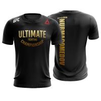 2023 UFCC Boxing Fan Crewneck T-shirt The Ultimate Fighting Extreme Sport Casual Breathable Short Sleeve