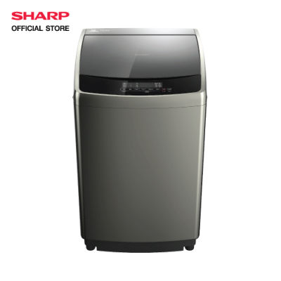 SHARP เครื่องซักผ้าฝาบน Inverter รุ่น ES-WJX16-GY สีเทา ขนาด 16 กิโลกรัม