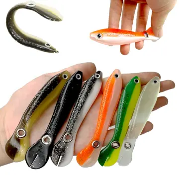 5pcs soft silicone fishing lures 90mm